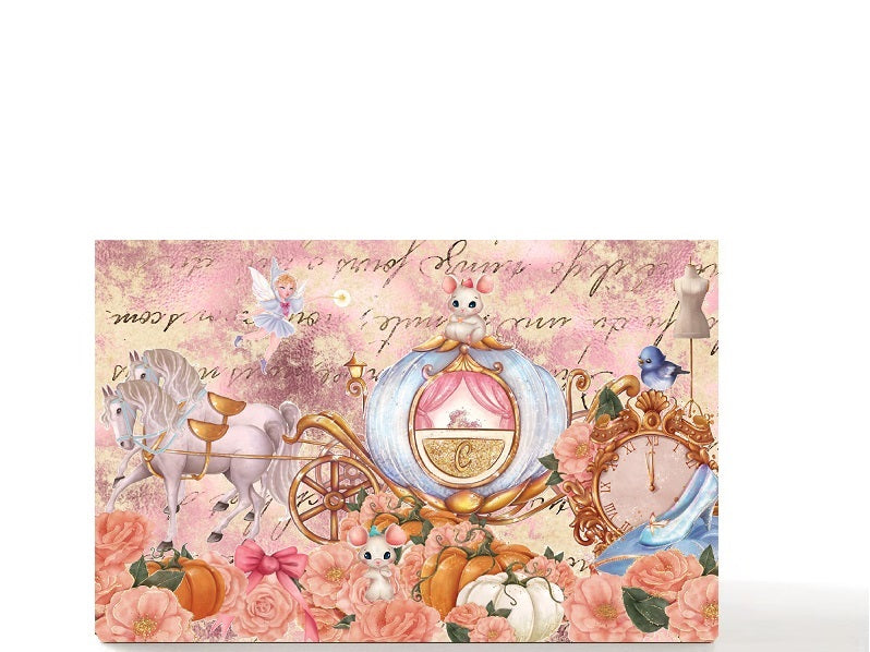 Fantasy empty makeup palette for depot makeup pans, gift for her. Cinderella
