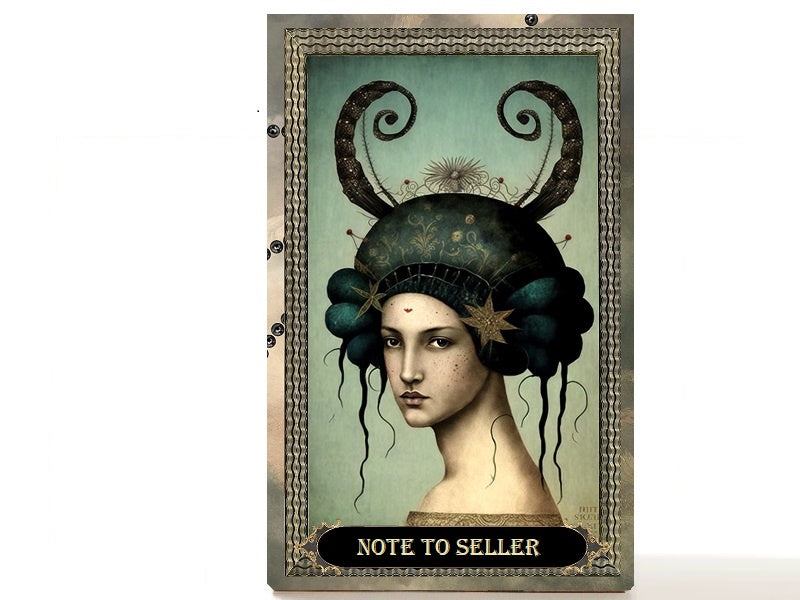 Magnetic Personalized makeup palette horoscopes, Zodiac Surrealism. Scorpio I
