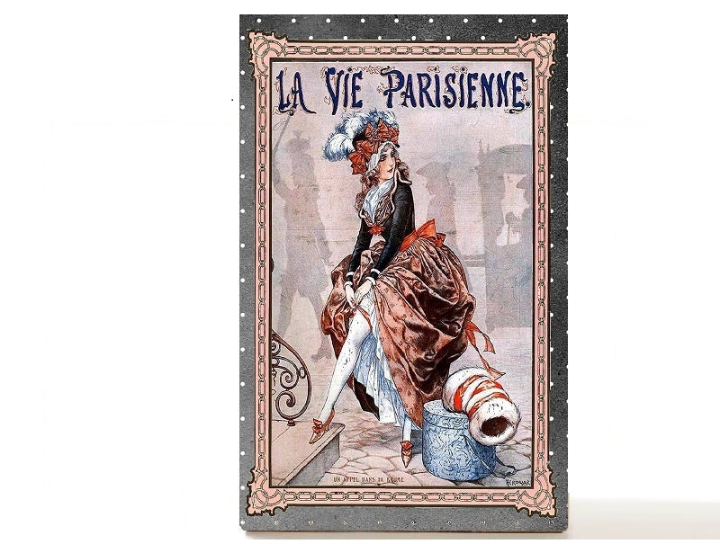French magazine magnetic makeup palette gift for her, organizer for single eyeshadow pans - La Vie Parisienne