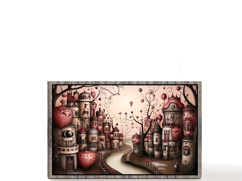 Anime heart magnetic makeup box for organizing single eyeshadow pans. Gifts for her, Be My Valentine.