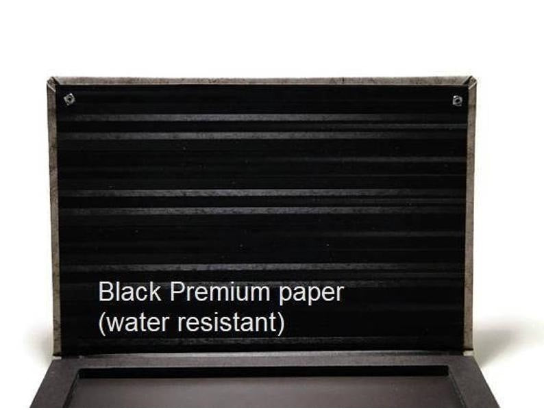Pro magnetic makeup palette for single pans collection, gifts for her. Black Flower