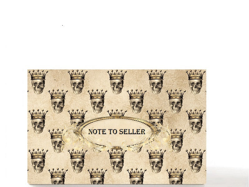 Empty makeup palette gothic skull for depot single eyeshadows, gift for her. King of Sorrow