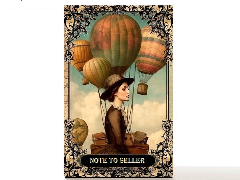 Hot air balloons magnetic personalized makeup palette for single eyeshadow pans. A Day in the Sky