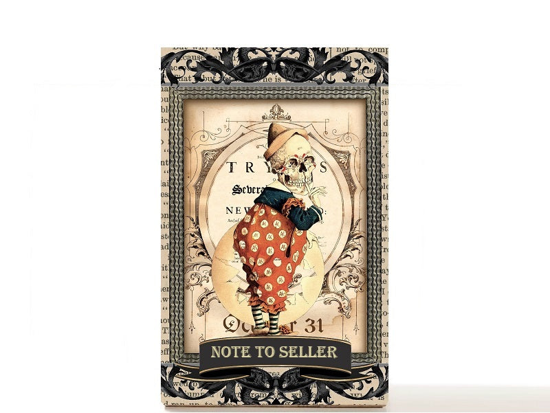 Penny Dreadful gothic Halloween magnetic personalized makeup palette for single eyeshadow pans. Nightmare