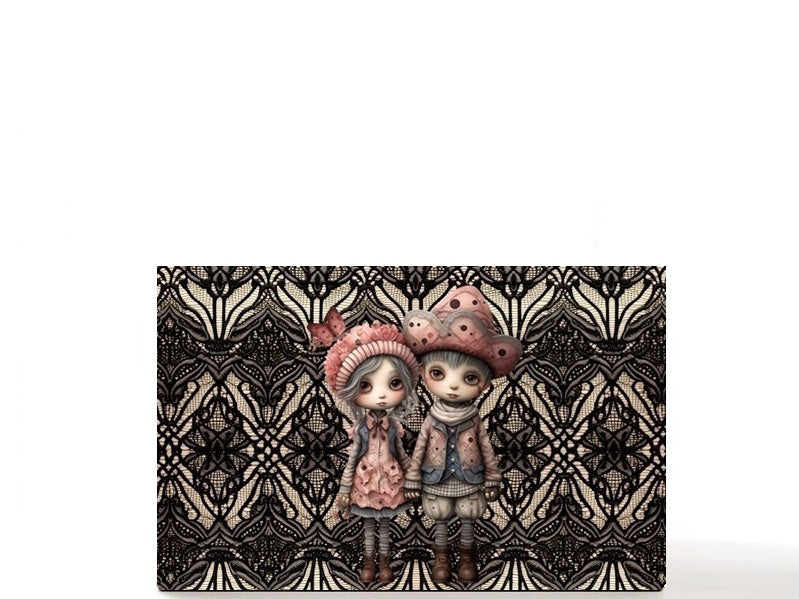 Empty makeup palette Cute girl anime for depot single eyeshadows, gift for her. Truly Madly Deeply