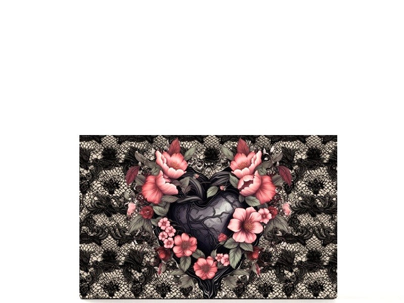 Gothic heart limited empty makeup palette for depot makeup pans, gift for her. Love Hurts