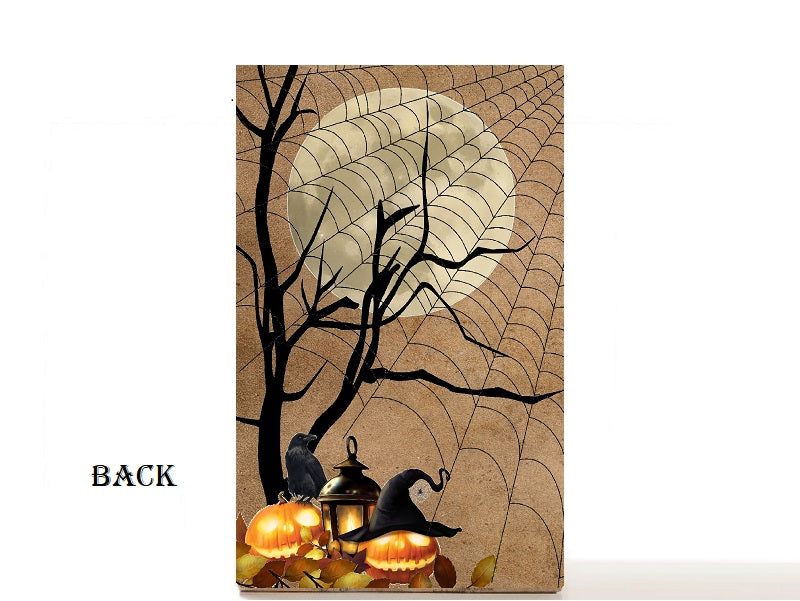 Gothic skull empty makeup palette for depot makeup pans. Jack O Lantern
