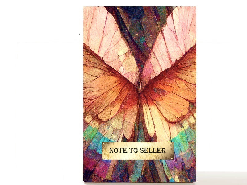 Fantasy butterfly empty beauty box, magnetic makeup palette vintage chic circus - Fay