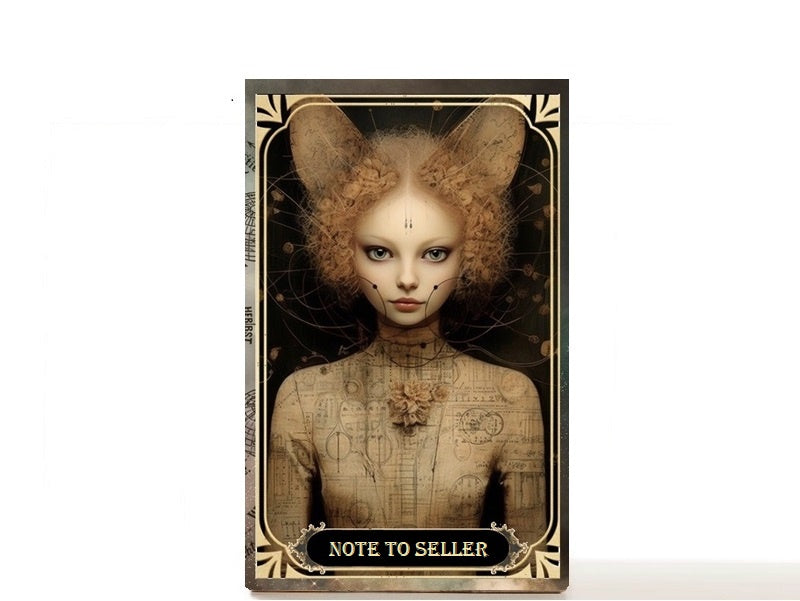 Fairy fantasy makeup palette for single eyeshadow pans, gifts for her. Catwoman Nora