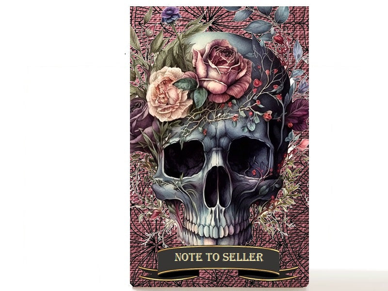 Halloween skull magnetic personalized makeup palette for everyday routine, Fallen Angel