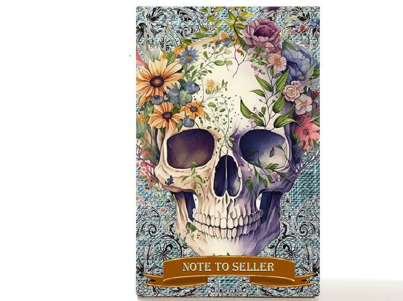 Halloween fantasy skull magnetic personalized makeup palette to simplify your morning, Dreamcatcher.