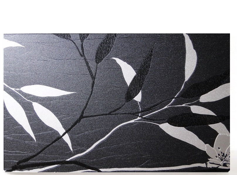 Luxe large double sided magnetic makeup palette for makeup pans collection, Japanese Garden