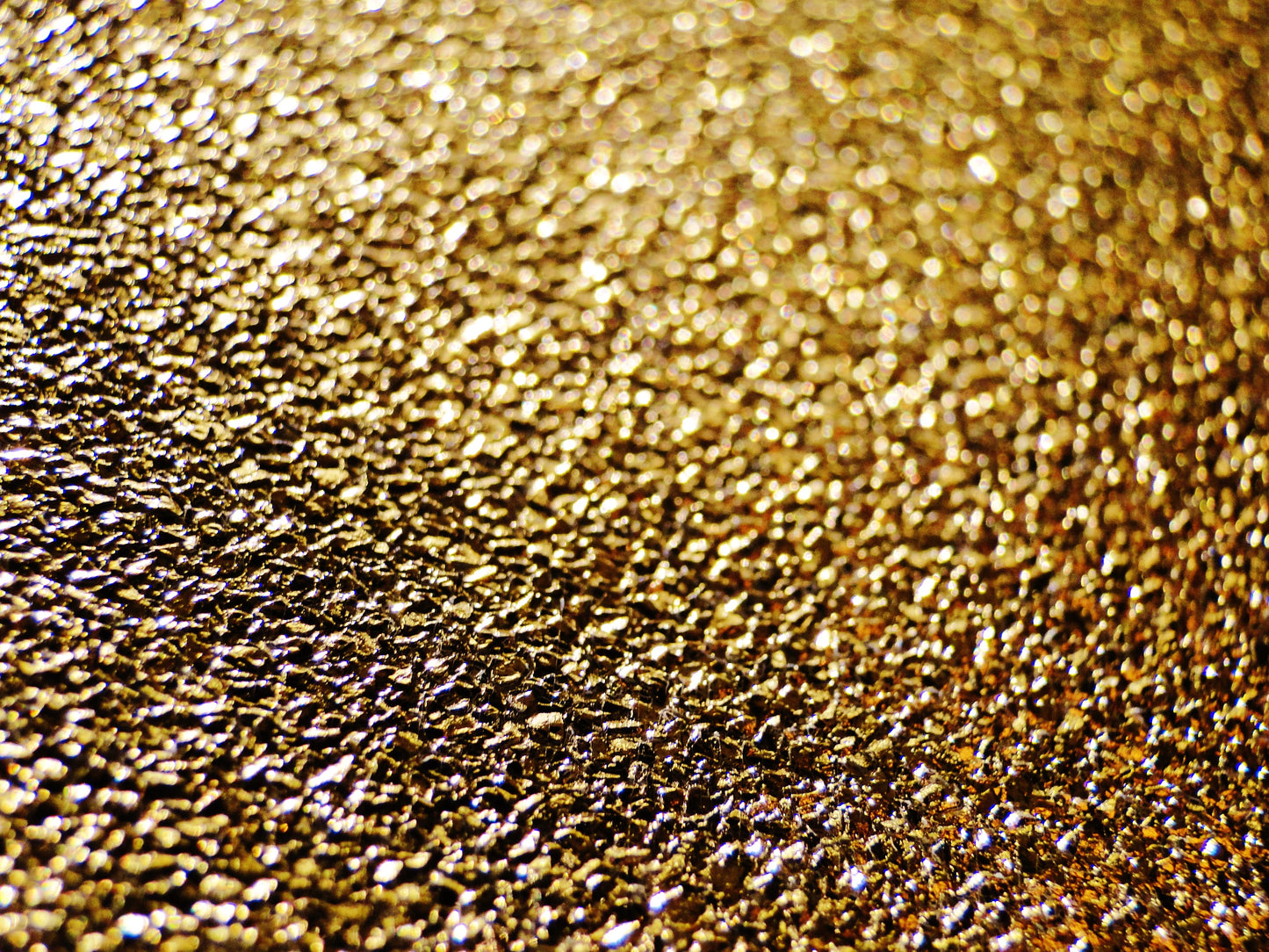 Magnetic shimmery gold empty makeup palette for single pans, gifts for her. 24ct Gold