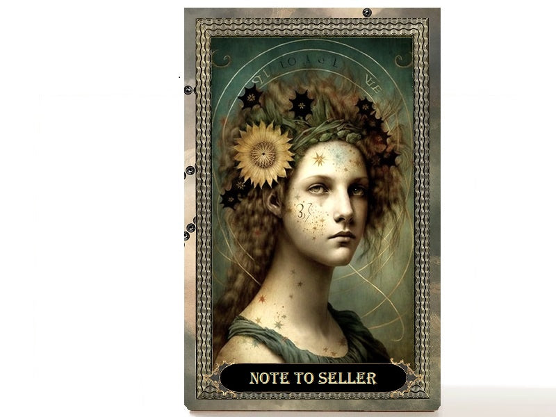 Magnetic Personalized makeup palette horoscopes, Zodiac Surrealism. Leo I