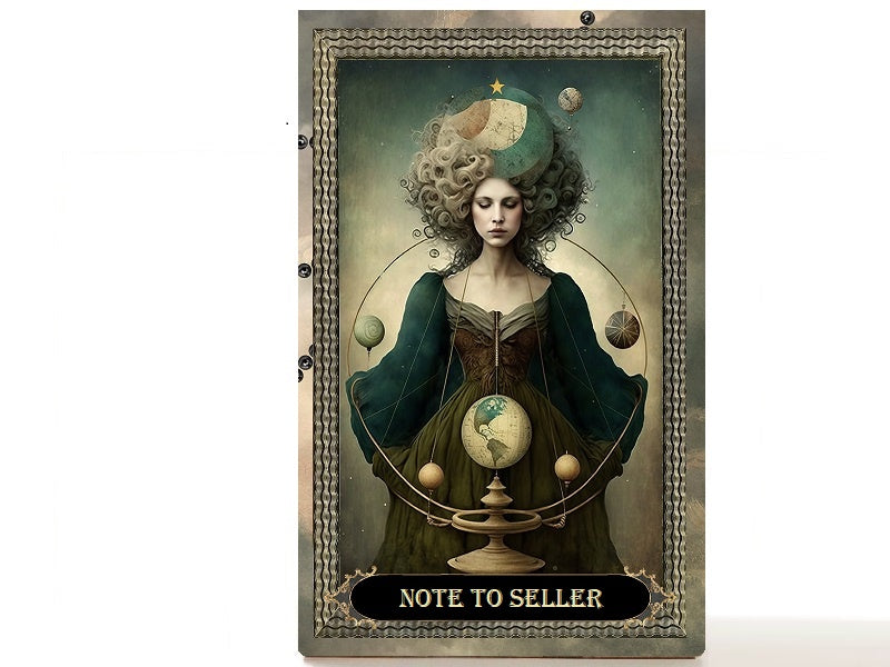 Magnetic Personalized makeup palette horoscopes, Zodiac Surrealism. Libra I