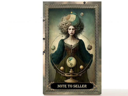 Magnetic Personalized makeup palette horoscopes, Zodiac Surrealism. Libra I