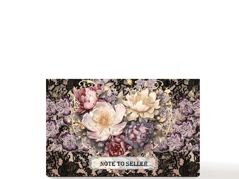 Bouquet empty makeup palette for depot single eyeshadows, gift for her. Be Mine