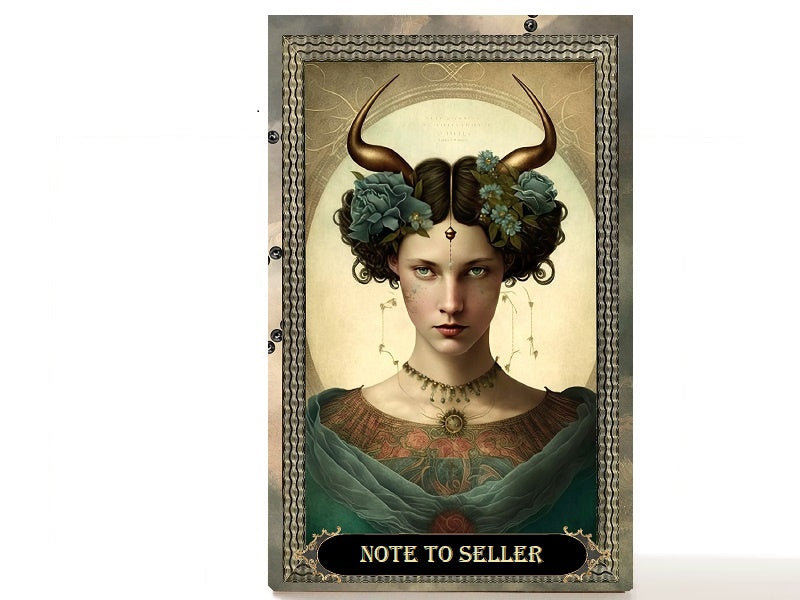 Magnetic Personalized makeup palette horoscopes, Zodiac Surrealism. Taurus I