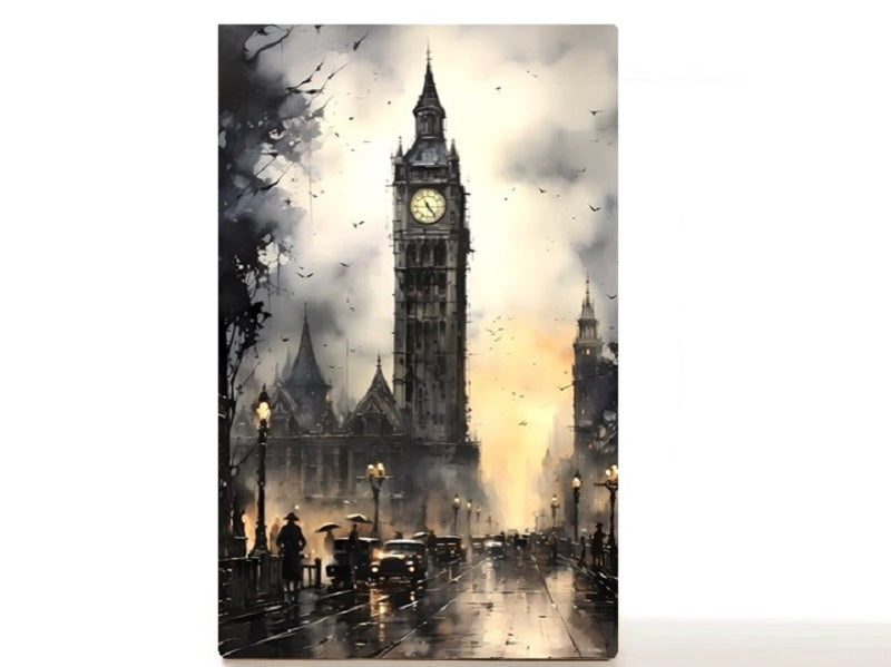 Gothic fantasy empty makeup palette for depot makeup pans, gift for her.  London Girl