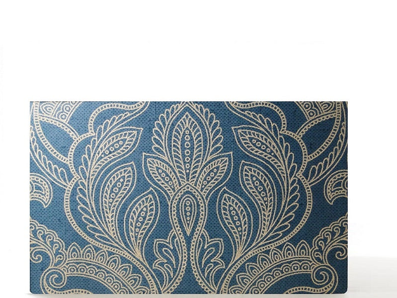 Pro magnetic makeup palette for single pans collection, gifts for her. Blue Paisley