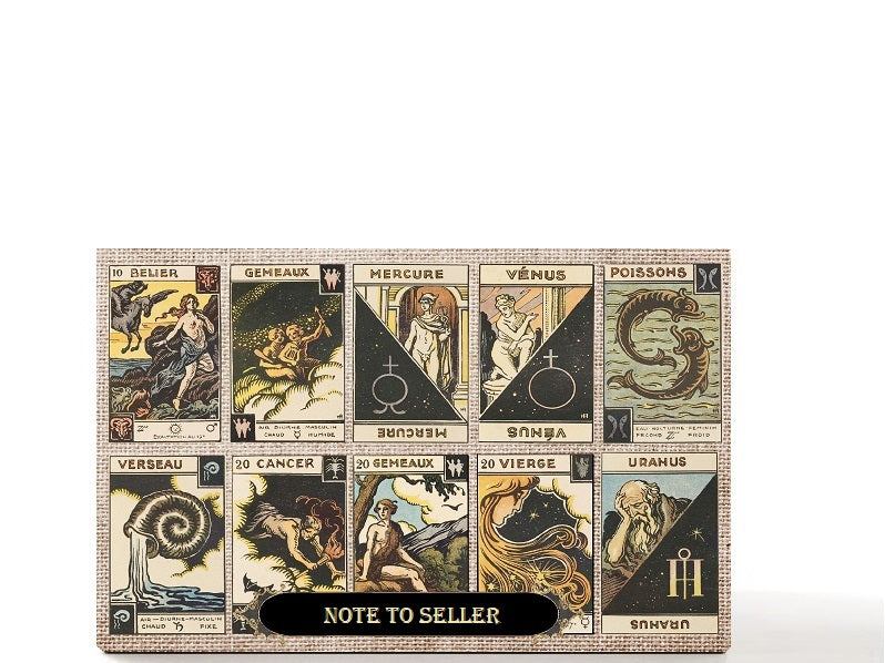 Gothic Halloween Tarot, custom magnetic empty makeup palette gift for her - Venus