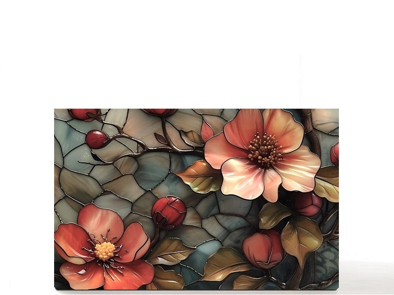 Colored glass empty magnetic makeup palette for depot single pans, gift for her - Mosaic Glass