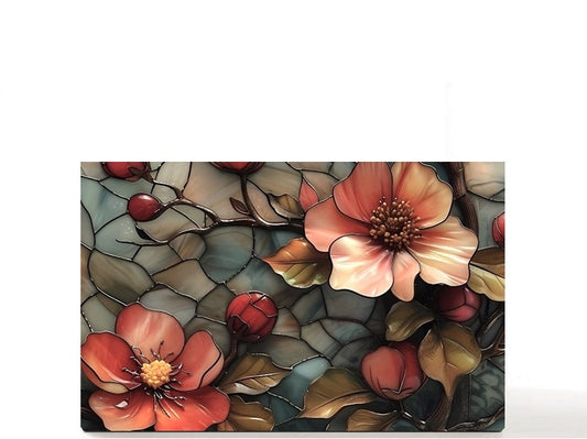 Colored glass empty magnetic makeup palette for depot single pans, gift for her - Mosaic Glass