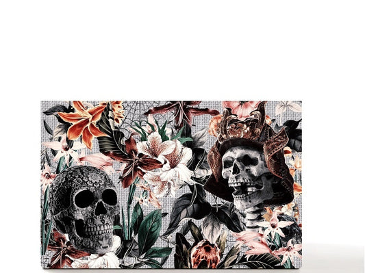 Gothic skull empty makeup palette for depot makeup pans. Sinister