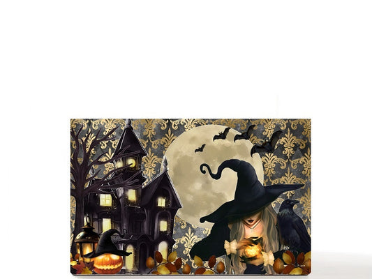 Gothic Halloween skull empty magnetic empty makeup palette gift for her - Witches Brew