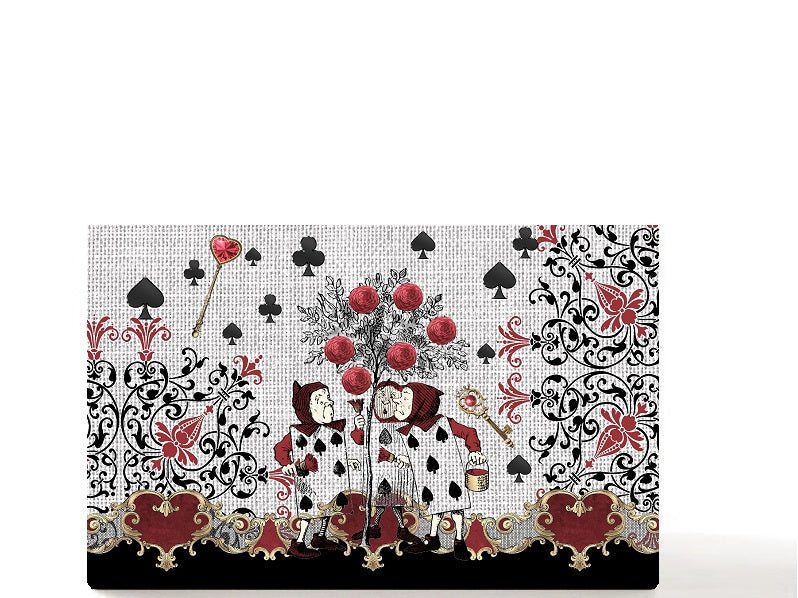 Alice in Wonderland fantasy custom magnetic empty makeup palette gift for her - Red Pill