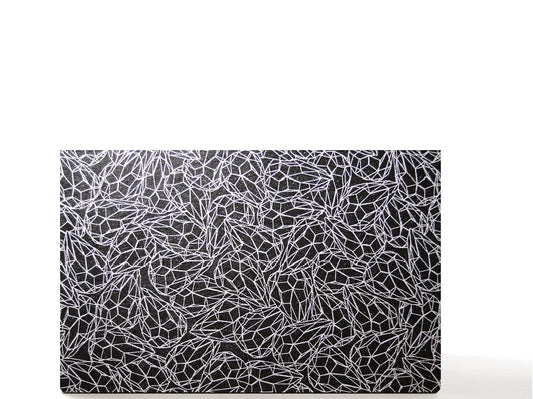Custom magnetic empty makeup palette for single pans, gifts for her - Silver Lace