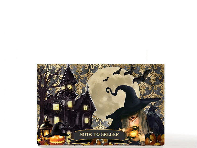 Gothic Halloween skull empty magnetic empty makeup palette gift for her - Witches Brew