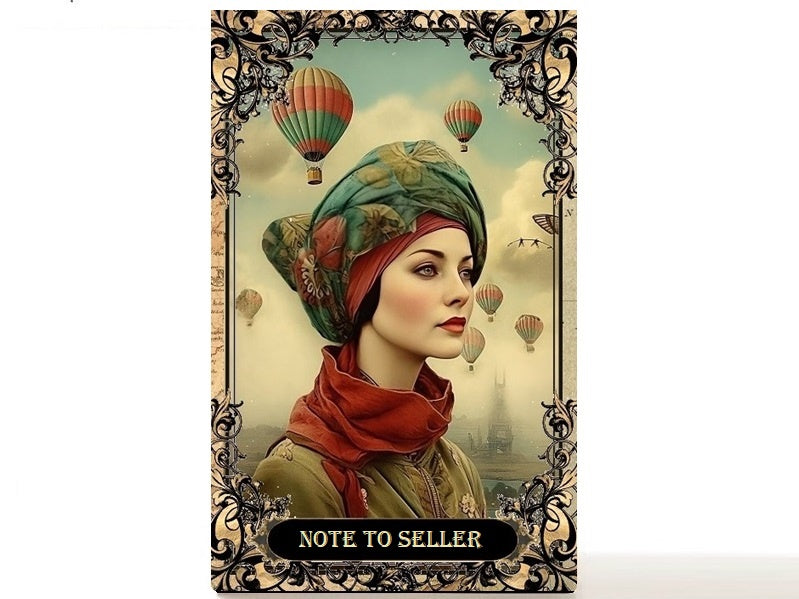 Hot air balloons magnetic personalized makeup palette for single eyeshadow pans. The Bucket List