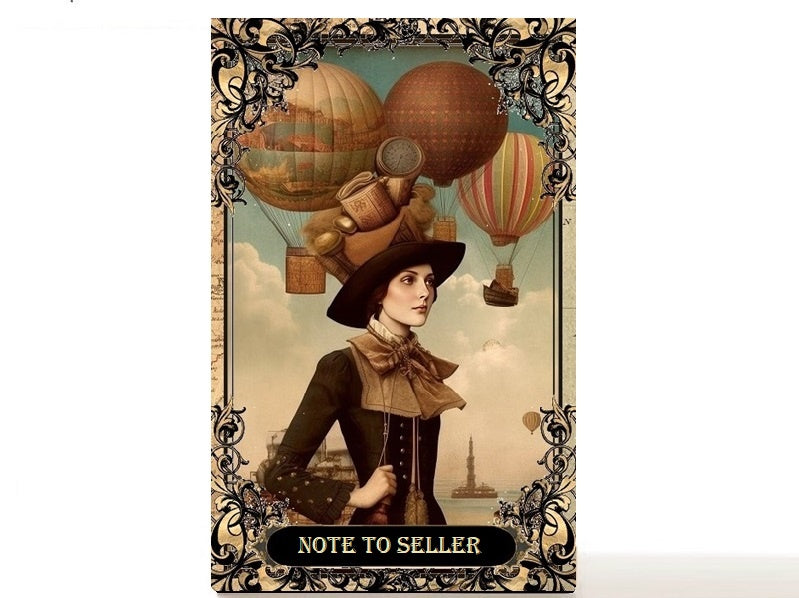 Hot air balloons magnetic personalized makeup palette for single eyeshadow pans. Life's a Trip
