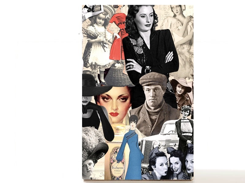 Vintage the 20's Art Deco empty makeup box for single eyeshadows. Gifts for her, Easy to Love