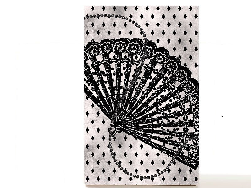 Vintage lady magnetic makeup palette gift for her, organizer for single eyeshadow pans - Isabella