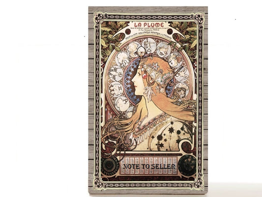 Art Nouveau, magnetic makeup palette for single eyeshadows. Gifts for her, La Plume