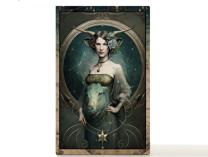 Magnetic Personalized makeup palette horoscopes, Zodiac Surrealism. Taurus II
