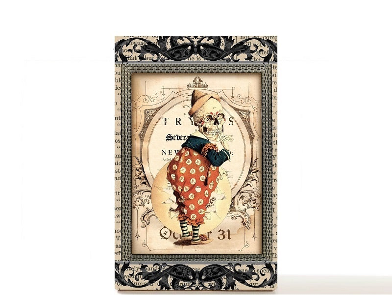 Penny Dreadful gothic Halloween magnetic personalized makeup palette for single eyeshadow pans. Nightmare