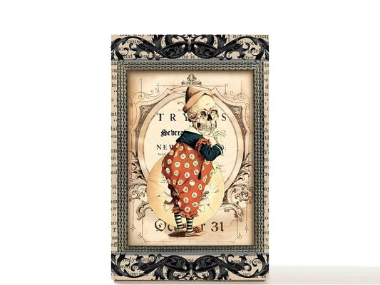 Penny Dreadful gothic Halloween magnetic personalized makeup palette for single eyeshadow pans. Nightmare