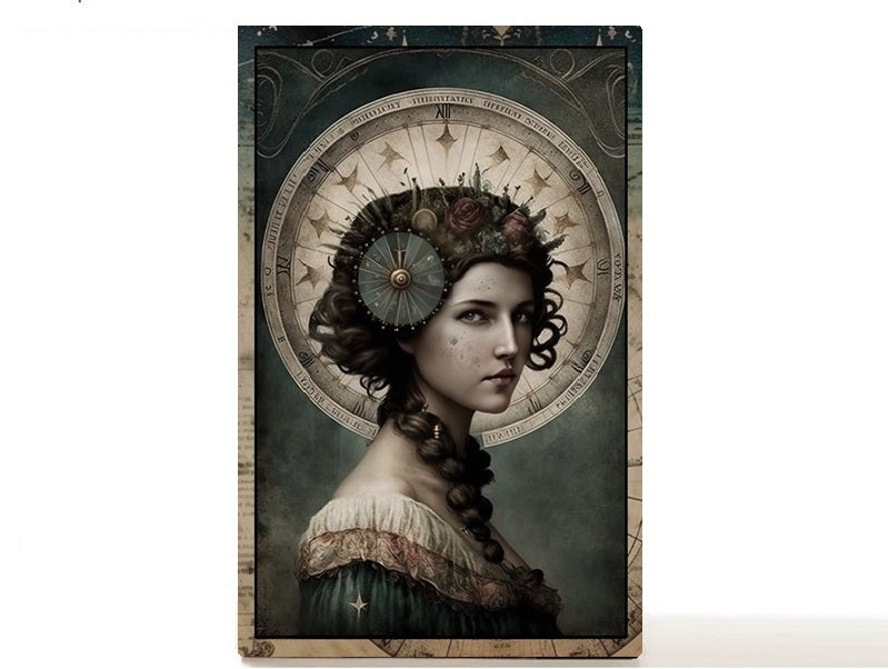 Magnetic Personalized makeup palette horoscopes, Zodiac Surrealism. Virgo II