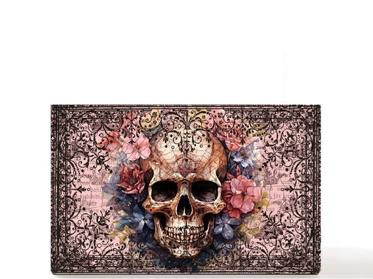 Gothic skull empty makeup palette for depot makeup pans, gift for her. I Feel Pretty