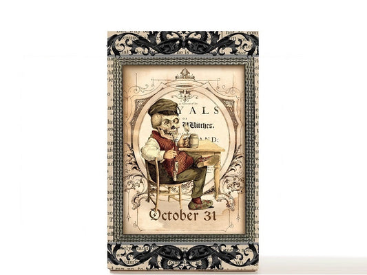 Penny Dreadful gothic magic magnetic personalized makeup palette for single eyeshadow pans. Edgar Alan Poe