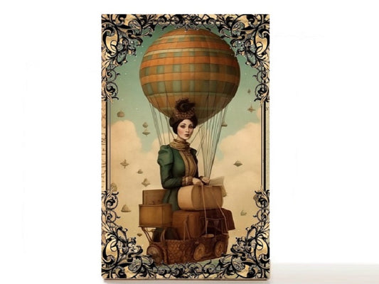 Hot air balloons magnetic personalized makeup palette for single eyeshadow pans. World's Wonder