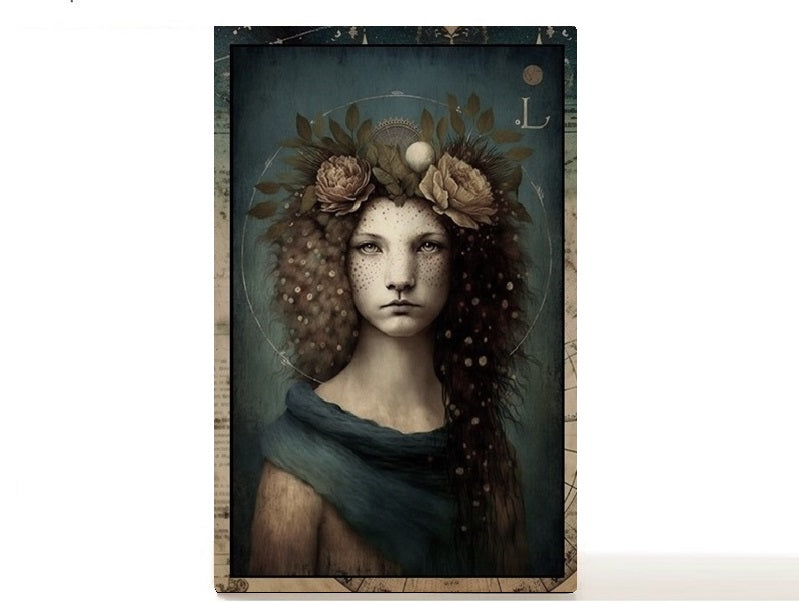 Magnetic Personalized makeup palette horoscopes, Zodiac Surrealism. Leo II