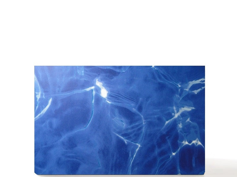 Empty makeup palette for single eyeshadow pans - Blue Water