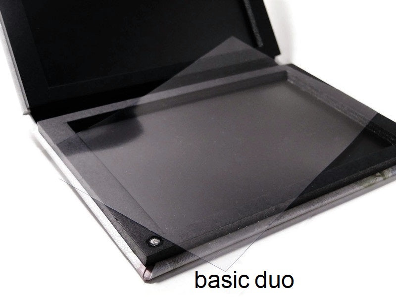 Basic DS magnetic empty makeup palette for single pans, gifts for her - Metallic Blue