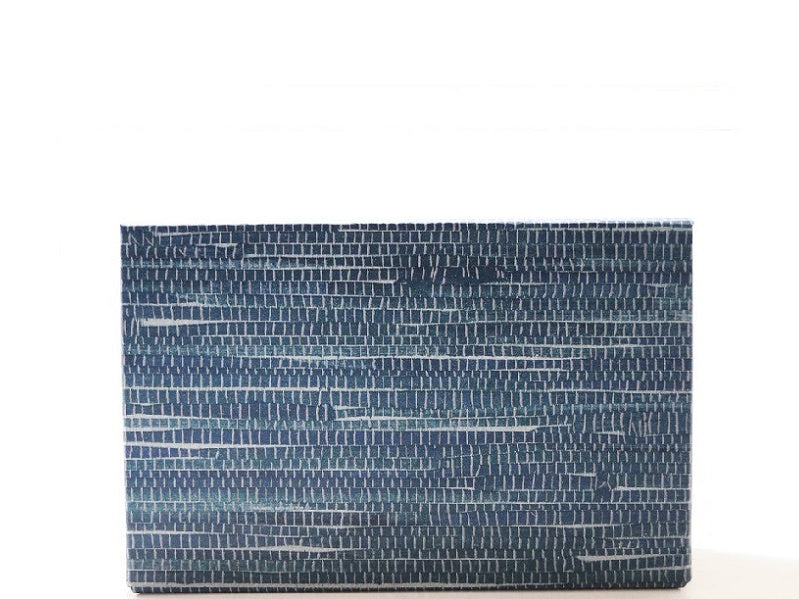 Magnetic empty makeup palette for single eyeshadow pans - Blue Bamboo