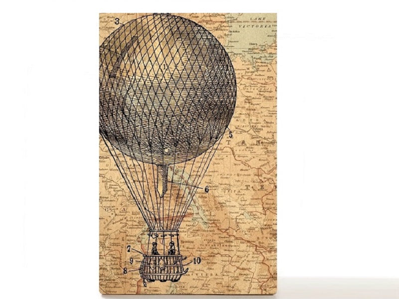 Hot air balloons magnetic personalized makeup palette for single eyeshadow pans. Life's a Trip