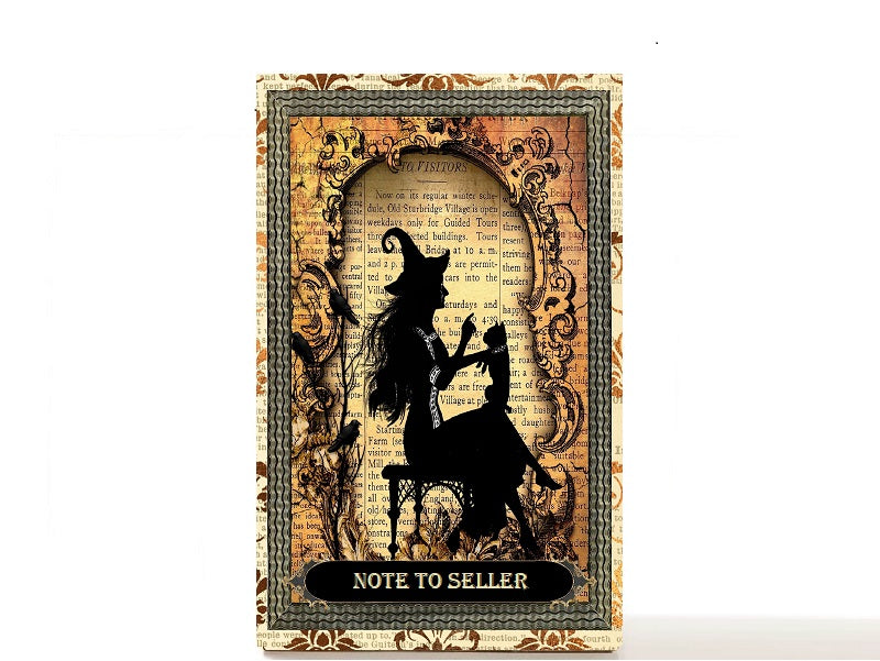 Hocus Pocus custom empty makeup palette for depot makeup pans, gift for her. Kitty Kat
